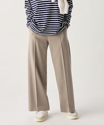 UNIQLO | ブラッシュドジャージーワイドパンツ / S(その他パンツ)