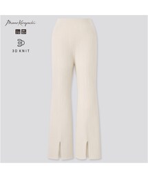 UNIQLO | 3Dリブフロントスリットパンツ / size S(その他パンツ)