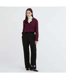UNIQLO | タックワイドパンツ / S(スラックス)