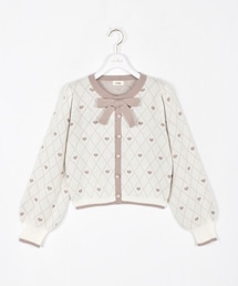 evelyn | アーガイルハートニット(ニット/セーター)