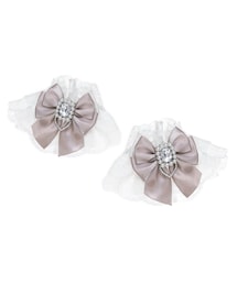 NOEMIE | ビジューリボンハートチャームレースカフス(アームカバー)