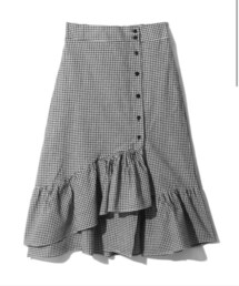 GRL | 裾フリルイレヘムギンガムチェックスカート(スカート)