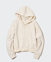 UNIQLO | ドライスウェットクロップドフルジップパーカ(パーカー)