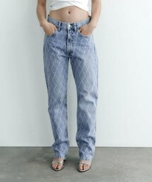 ZARA | ラインストーンデニム(デニムパンツ)