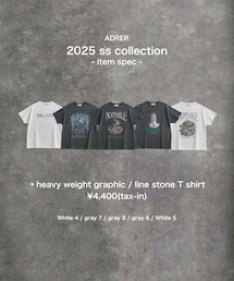 🎗️ AD̷RER 7.17 release🎗️ | 7/17発売 ¥4,400(tax-in)(Tシャツ/カットソー)