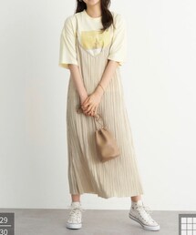 earth | キャミソールワンピース(ジャンパースカート)