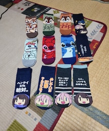 Disney、チップ＆デール、ゆるキャン😙 | ソックス/靴下