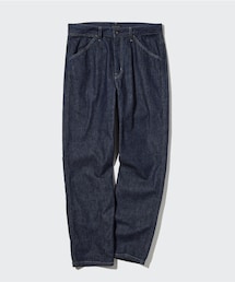 UNIQLO | UNIQLO ワイドフィットジーンズ 68BLUE サイズ32インチ(デニムパンツ)
