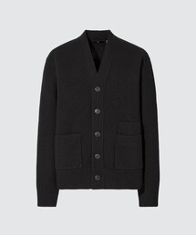 UNIQLO +J | UNIQLO +J プレミアムVネックカーディガン ブラック XLサイズ(カーディガン/ボレロ)