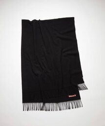 Acne Studios | Acne Studios オーバーサイズフリンジウールスカーフ(マフラー)