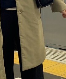 Samansa Mos2 blue | ステンカラーコート