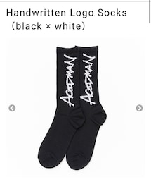ACIDMAN | 側面には大木直筆のロゴを大胆に配置したデザイン。 ローゲージのジャガード織りで柔らかい質感。 (ソックス/靴下)