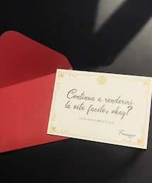 暗殺チーム　メッセージカード | 中身はホルマジオから(ステーショナリー)