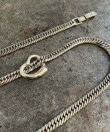 TIFFANY&Co. | ティファニーのオープンハートに12面喜平を通したオリジナルネックレス。(ネックレス)
