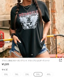 SHEIN | プリントTシャツ(Tシャツ/カットソー)