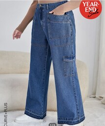 SHEIN | SHEIN カーゴジーンズ(デニムパンツ)