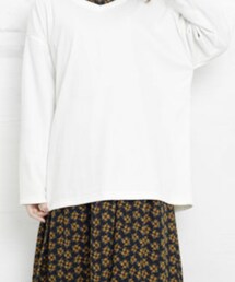 happy maririne | ハッピーマリリン 裏シャギーVネックカットソー(トップス)