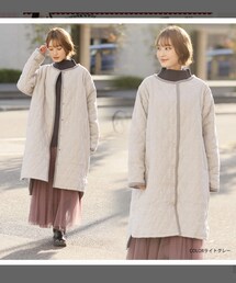 happy maririne | happymaririne アウター コート ジャケット 軽くて暖かいキルティングジャケット(ジャケット/アウター)