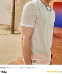 SHEIN | メッシュTシャツ(Tシャツ/カットソー)