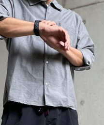 無印良品 | オックススクエアカットシャツ　Ｌ～ＸＬ・ミディアムグレー(シャツ/ブラウス)