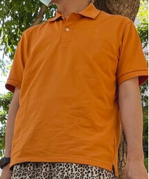 UNIQLO | ドライカノコポロシャツ 半袖  12 Pink  男女兼用Lサイズ(ポロシャツ)