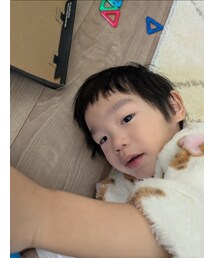 風邪っ匹君🐒　母散髪✂　パジャマ🐻しゃん❤️ | その他