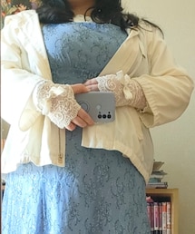 Re-J&SUPURE | 透け感が可愛いナイロンジャケット。ななせんえんくらいしたからいっぱいいっぱい着て元を取りたい。(ナイロンジャケット)