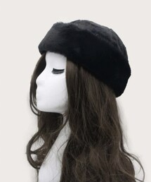 SHEIN | ファー　トーク帽(帽子)