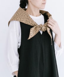 prit | ランダムドットプリント三角ストール(ストール/ショール)