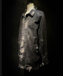 Resurrection | RESURRECTION damage stripe coat(チェスターコート)