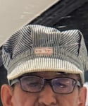 1950’s Red Rock Hickory Strip Railroad Cap by Big Smithの「帽子(キャップ)」