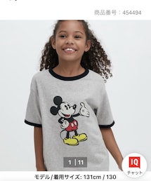 UNIQLO | KIDS ディズニー・ビヨンド・タイム UT グラフィックTシャツ（半袖）(Tシャツ/カットソー)