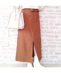 mumu | MUMU  Ｂツキ前スリットスカート(スカート)