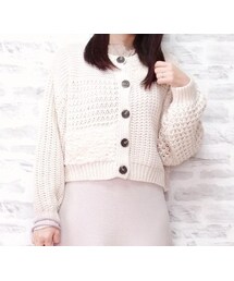 しまむら | 　　ミックスアミニットCD　　Rafraf(カーディガン/ボレロ)