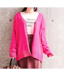 しまむら | 　ルーズニットCD　　rafraf(カーディガン/ボレロ)