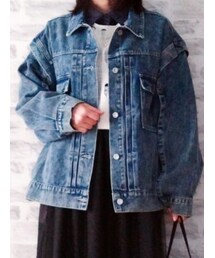 しまむら | TSケミカルデニムGジャン　Petirire by Helm(デニムジャケット)