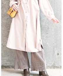 しまむら | プリーツ起毛フレアパンツ(パンツ)