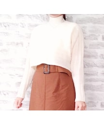 しまむら | 2PK＊ニットES　２PINK 　ニットベストとPOセット(ニット/セーター)