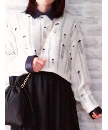 しまむら | サテンBIGシャツナガ　Helm(シャツ/ブラウス)