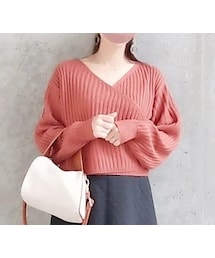 しまむら | 　TT＊AカシュPO＋タートル　　Rafraf×Rina(トップス)