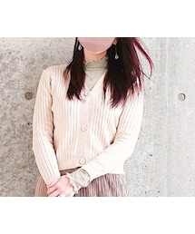 fifth | コンパクトリブニットカーディガン(カーディガン/ボレロ)