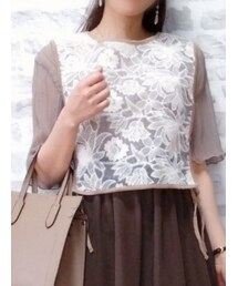 しまむら | TシアープリーツPO　Arc reve　chico(Tシャツ/カットソー)