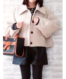 しまむら | コクーンショートコート　Gleeful(ジャケット/アウター)