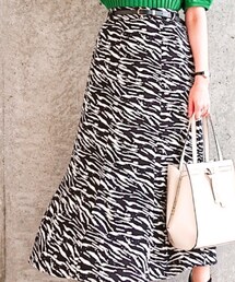 Avail | ゼブラベルト付きマーメイドスカート(スカート)