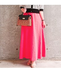 Avail | RUリネンカラーフレア87(スカート)