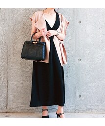 しまむら | 　ジョウゼットVネックJSK(ジャンパースカート)