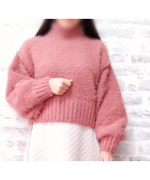 しまむら | 　モールフェザーボトルネックPO     khalita_knit(ニット/セーター)