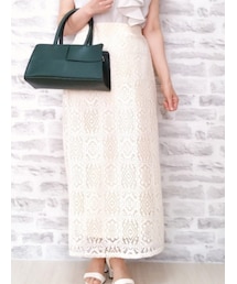 しまむら | レースナロースカート　Laumeomi..(スカート)