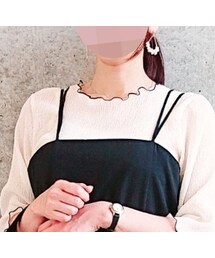 しまむら | 2セット　シアーPO7ブ＋キャミ(トップス)