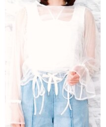 チュールブラウス　Gleeful